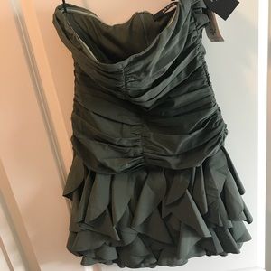 Olive green, boutique dress, size Small